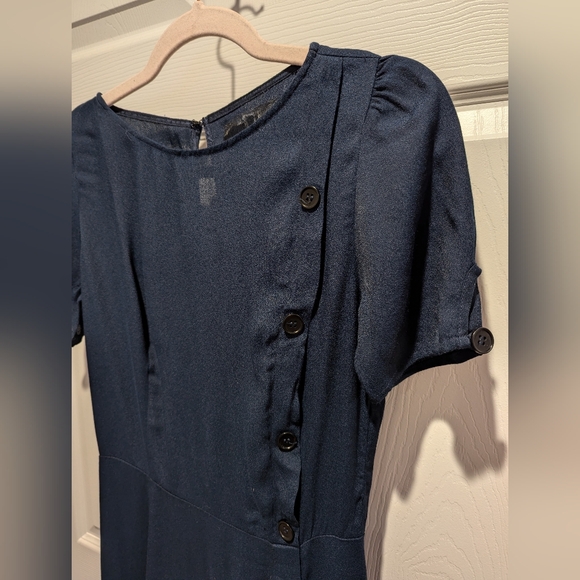 Reformation Mini Dress in Navy - Size 6 - Picture 3 of 8